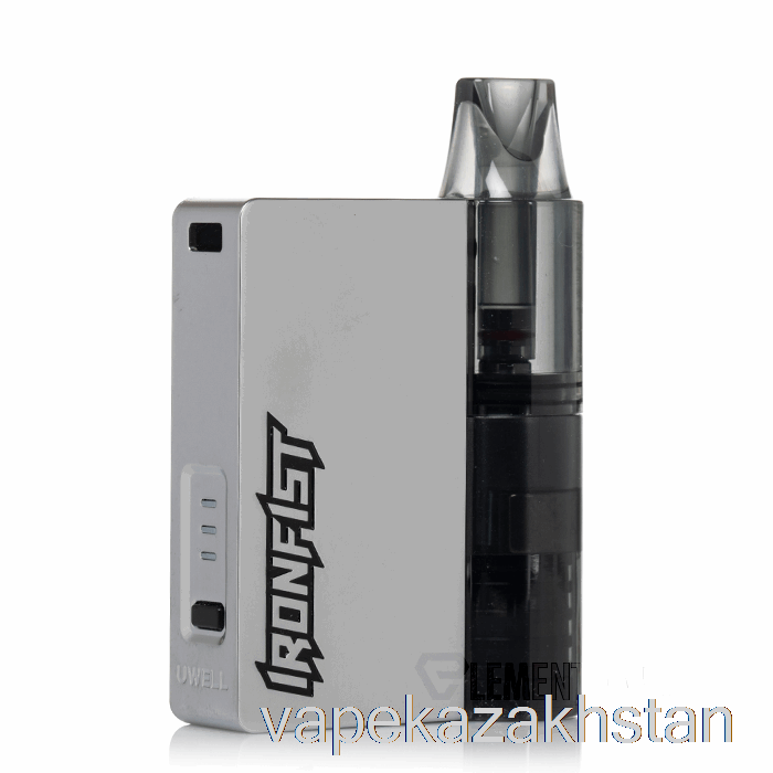 Vape Smoke UWELL Caliburn & Ironfist L 16W Pod System Metallic Silver